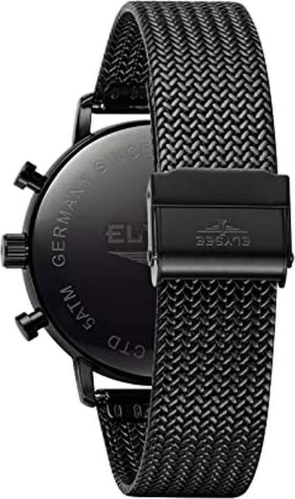 Actual product image Elysee Minos Chronograph with Sapphire-Coated Glass and Guilloche Dial (Chronograph)