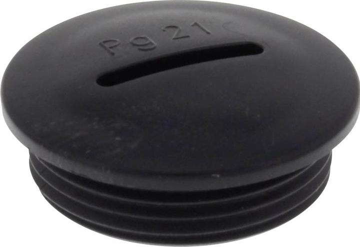 Actual product image Wiska VS 11 screw plug impact resistant PG11 plastic black (RAL 9005)