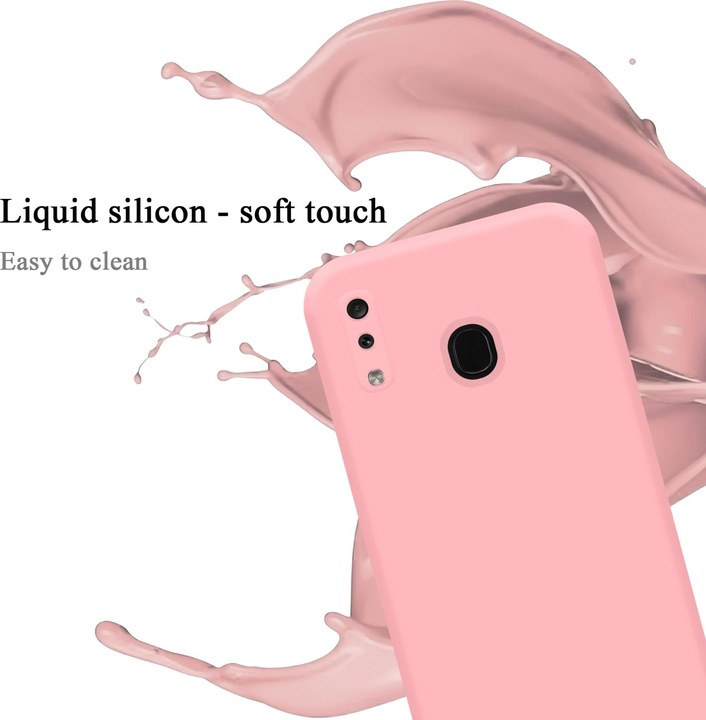 Actual product image Cadorabo TPU Liquid Silicone Case Cover (Samsung Galaxy A20, Samsung Galaxy M10s, TCL A30)