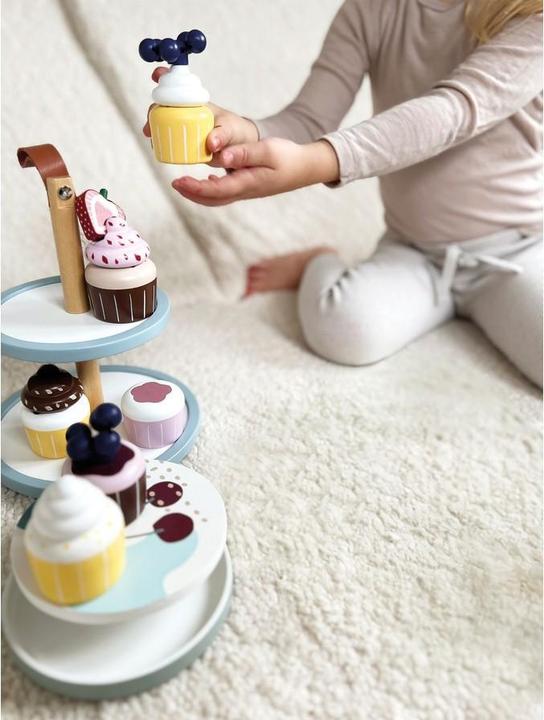 Produktbild small foot Schneidebarer Geburtstagskuchen aus Holz, 18 Stück.