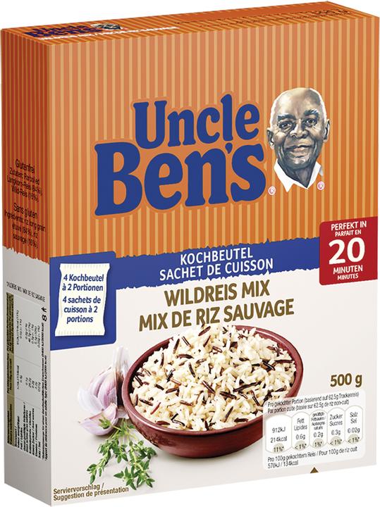 Ben's Original Wild Rice Mix in a cooking bag (500 g)