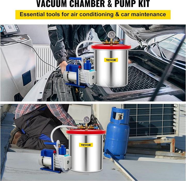 Image du produit Vevor Pompa a Vuoto con Camera (19 l)