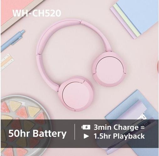 Immagine prodotto Sony WH-CH520 (Nessuna soppressione del rumore, 50 h, Senza fili)