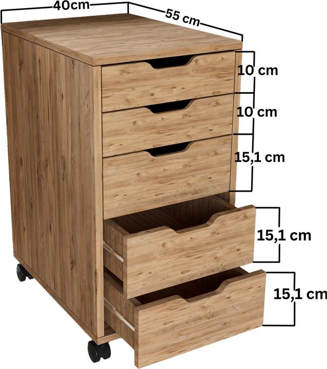 Image du produit Hanah Home Duruk (40 x 55 x 77.40 cm)