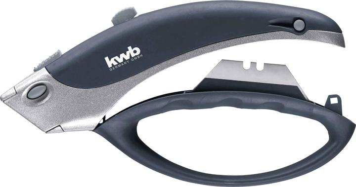 Actual product image kwb Professional trapezoid bladescarpet knife closed handle (Cutters)