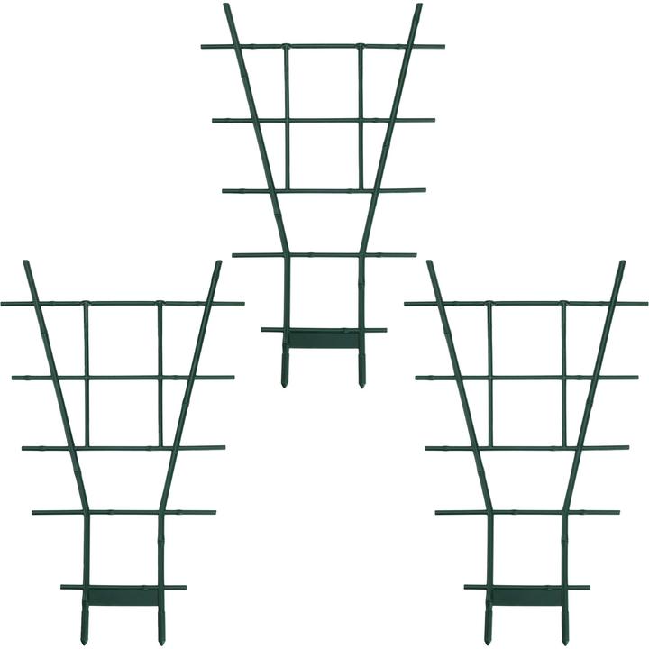 Image du produit ProGarden 3er-Set Fächerspalier Pflanzgitter, grün, 59 x 33 cm (59 cm, 33 cm)