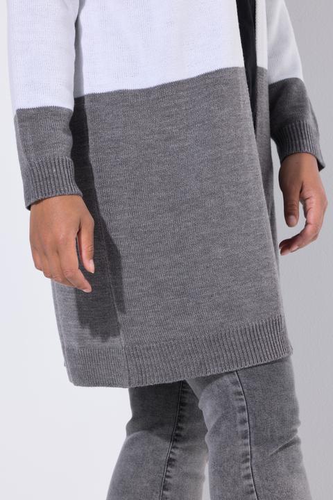 Immagine prodotto Angel of Style Cardigan lungo e aperto con righe (46, 48)