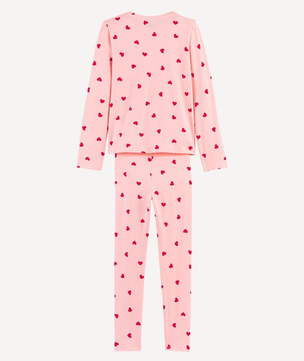 Produktbild La Redoute Collections Pyjama mit Herzchen-Print aus Baumwolle (116)