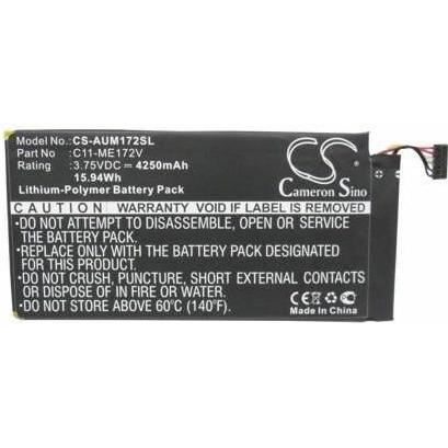CoreParts Battery for Asus Mobile (4250 mAh), Notebook Akku, Schwarz