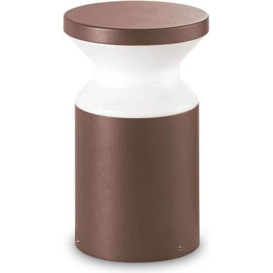 Ideal lux, Stehlampe, TORRE Stehleuchte E27 ⌀140mm dimmbar Braun IP44 321981 (E27)