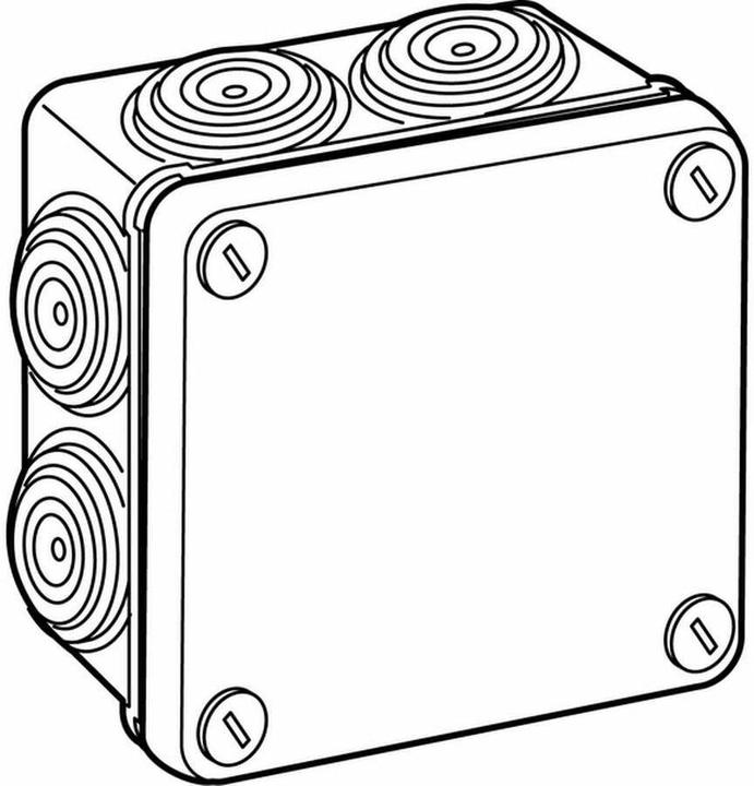 Produktbild Legrand Abzweigdose Plexo AP, nass IP55, Grau 130 x 130 x 81 mm