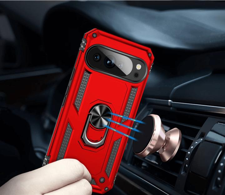 Actual product image Cover-Discount Google Pixel 10 / 10 Pro - Robustes Back Cover mit Kickstand (Google Pixel 10 Pro, Google Pixel 10)