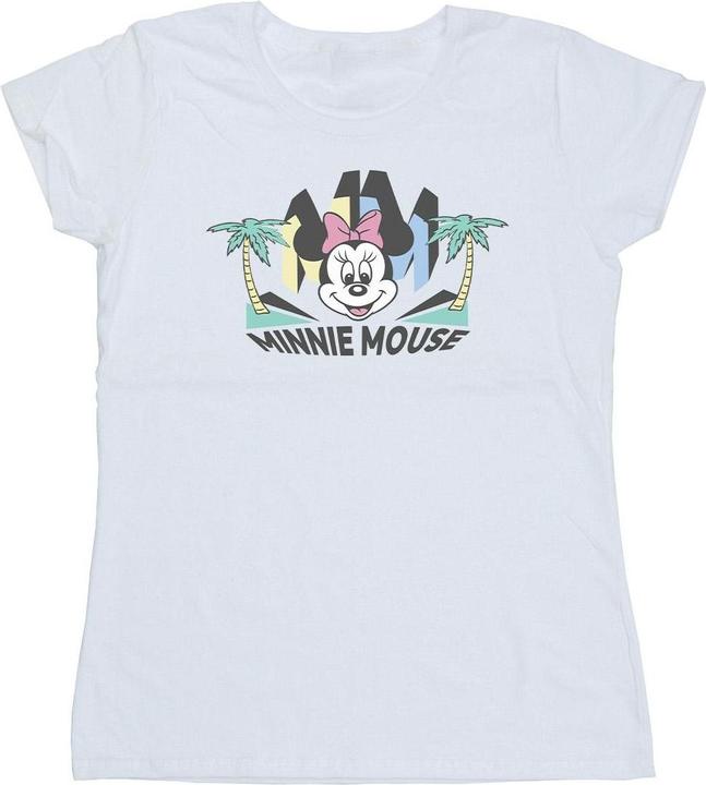 Actual product image Disney Womens/Ladies Minnie MM Palm Cotton T-Shirt (XL)