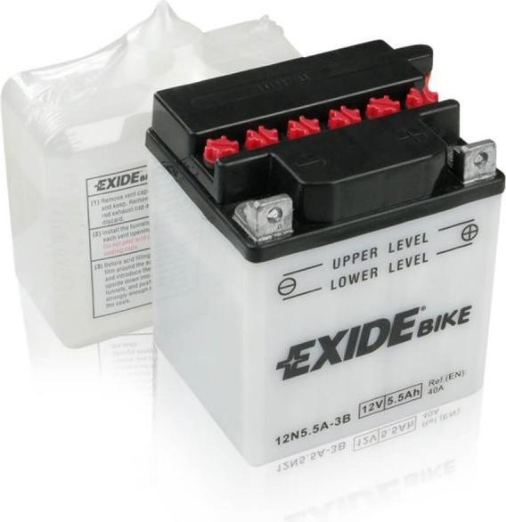 Image du produit Exide Bike (12 V, 5.50 Ah, 40 A)