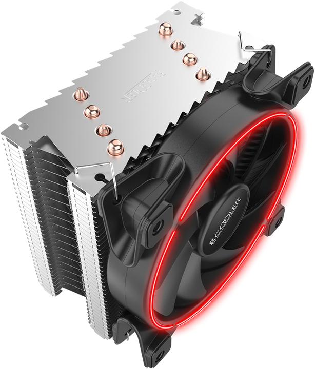 Actual product image Pccooler GI-X4R-V2 Corona Red (148 mm)