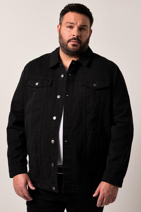 Image du produit Men+ Veste en jean, denim coloré et poches poitrine - jusqu'au 8 XL (8XL)