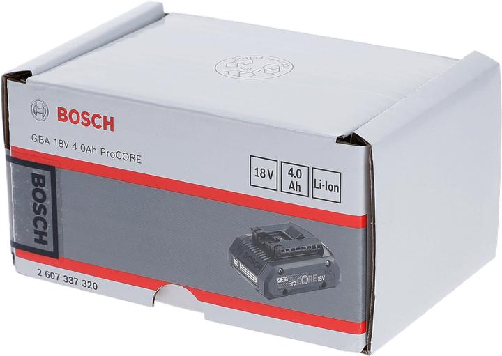 Actual product image Bosch Professional Zubehör Battery GBA 18 V 4.0 Ah ProCore (18 V)