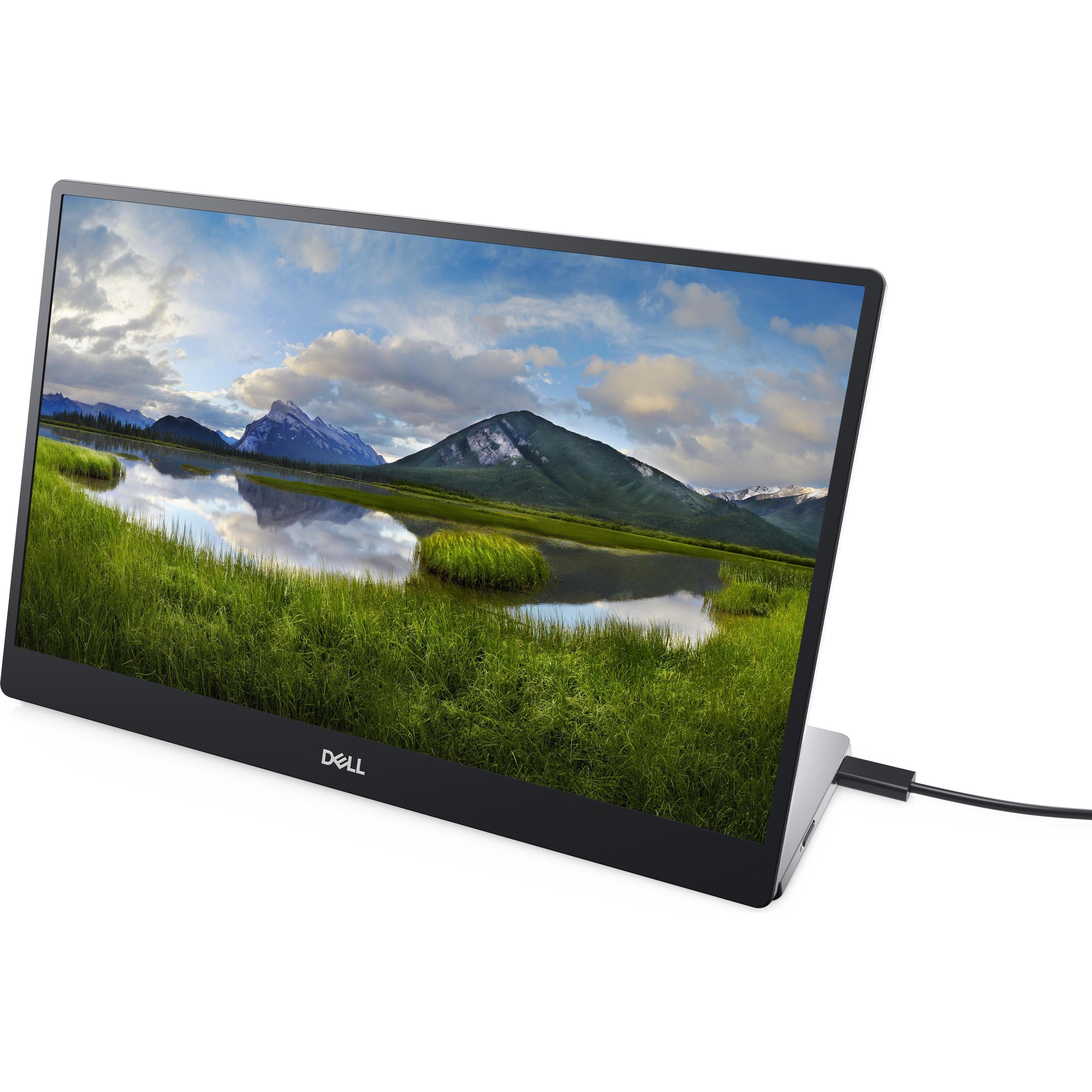 Dell P1424H - Portable Monitor (1920 x 1080 Pixel, 14"), Monitor, Grau