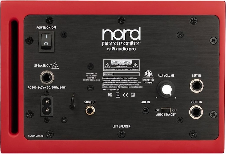 Image du produit Nord Moniteur pour piano V2 (Actif, Couples, 2x 80 W)