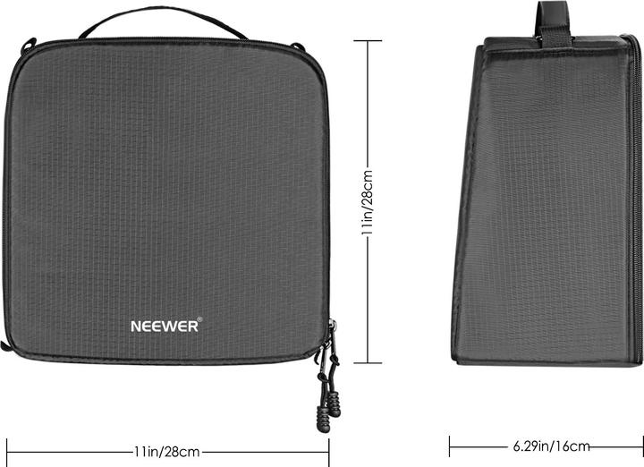 Neewer NB-PT Soft Padded Camera Equipment Storage Carrying Case (Black) (Camera shoulder bag)