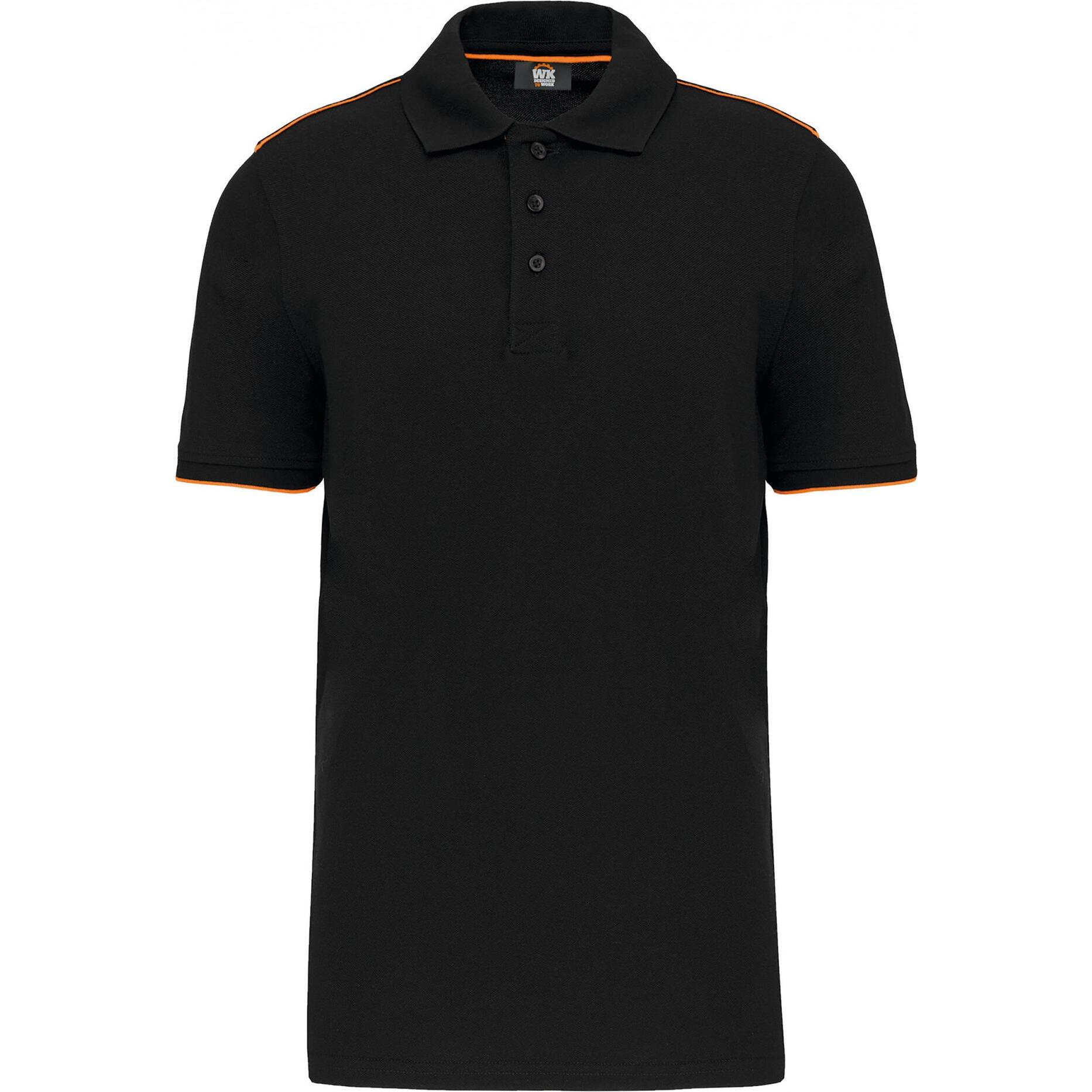Thumbnail - Kariban, Herren, Shirt, DayToDay, Orange, Schwarz, (XXL)