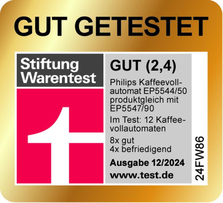 Actual product image Philips EP5544/50 Fully automatic coffee machine 5500 series