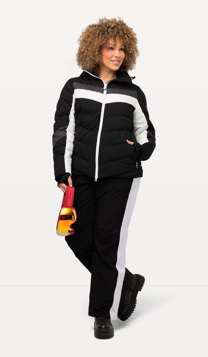 Image du produit Ulla Popken Veste de ski, imperméable, jupe de protection contre la neige, fermeture Éclair à double sens (46, 48)