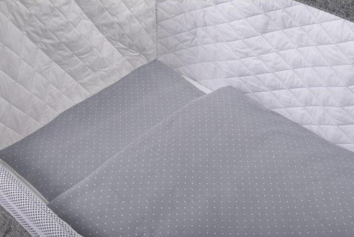 Produktbild Bubaba Wiege-Set Grau gepunktet 5 Stück