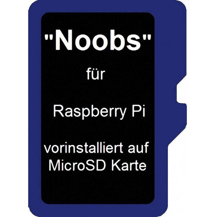 Produktbild Raspberry Pi Pi® Noobs Betriebssystem 64 GB Passend für: Pi