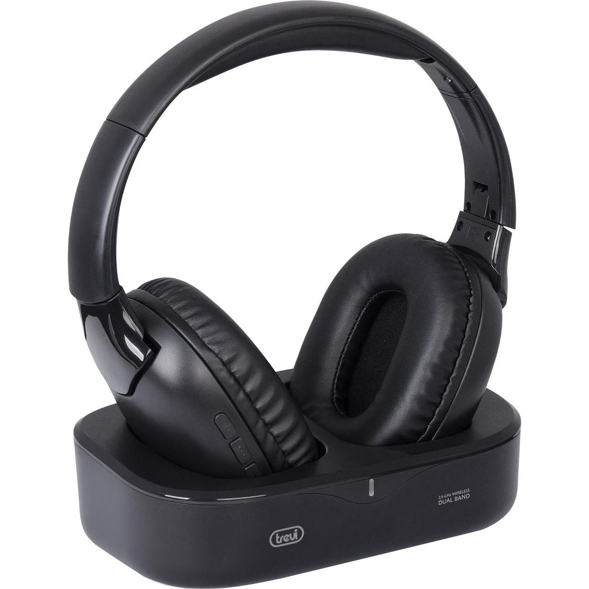 Trevi TV-Kopfhörer Wireless Radiofrequenz Wiederaufladbar FRS 1490 (Geen ruisonderdrukking, Draadloze), Koptelefoon