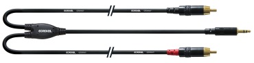 Produktbild Cordial CFY WCC-LONG - Stereo 3.5mm -> 2x Cinch Anschlusskabel (1.50 m, 3.5mm Klinke (AUX), Cinch)