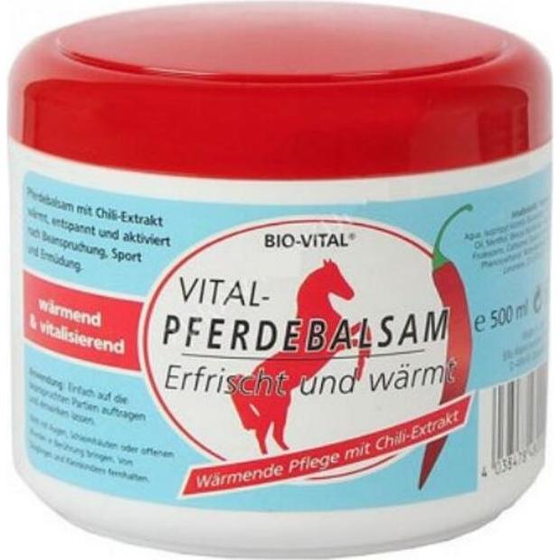 Bio-Vital, Muskelsalbe + Kühlpad, Creme Pferdebalsam Chili (1 x, 500 ml)