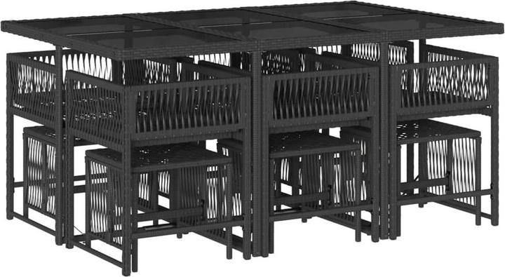 Produktbild vidaXL Garten Essgruppe (165 x 106 x 73 cm)