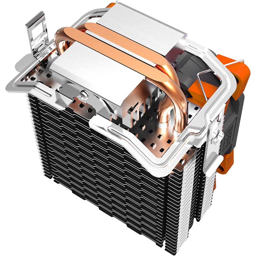 Thumbnail - Pccooler S88 98W TDP (113 mm), CPU Kühler, Orange