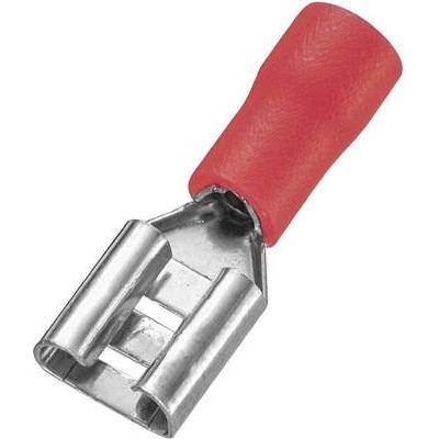Tru Components 8436780 Flachsteckhülsen-Sortiment Steckbreite 6.30 mm Steckdicke 0.80 180°, Elektronikkabel + Stecker, R...