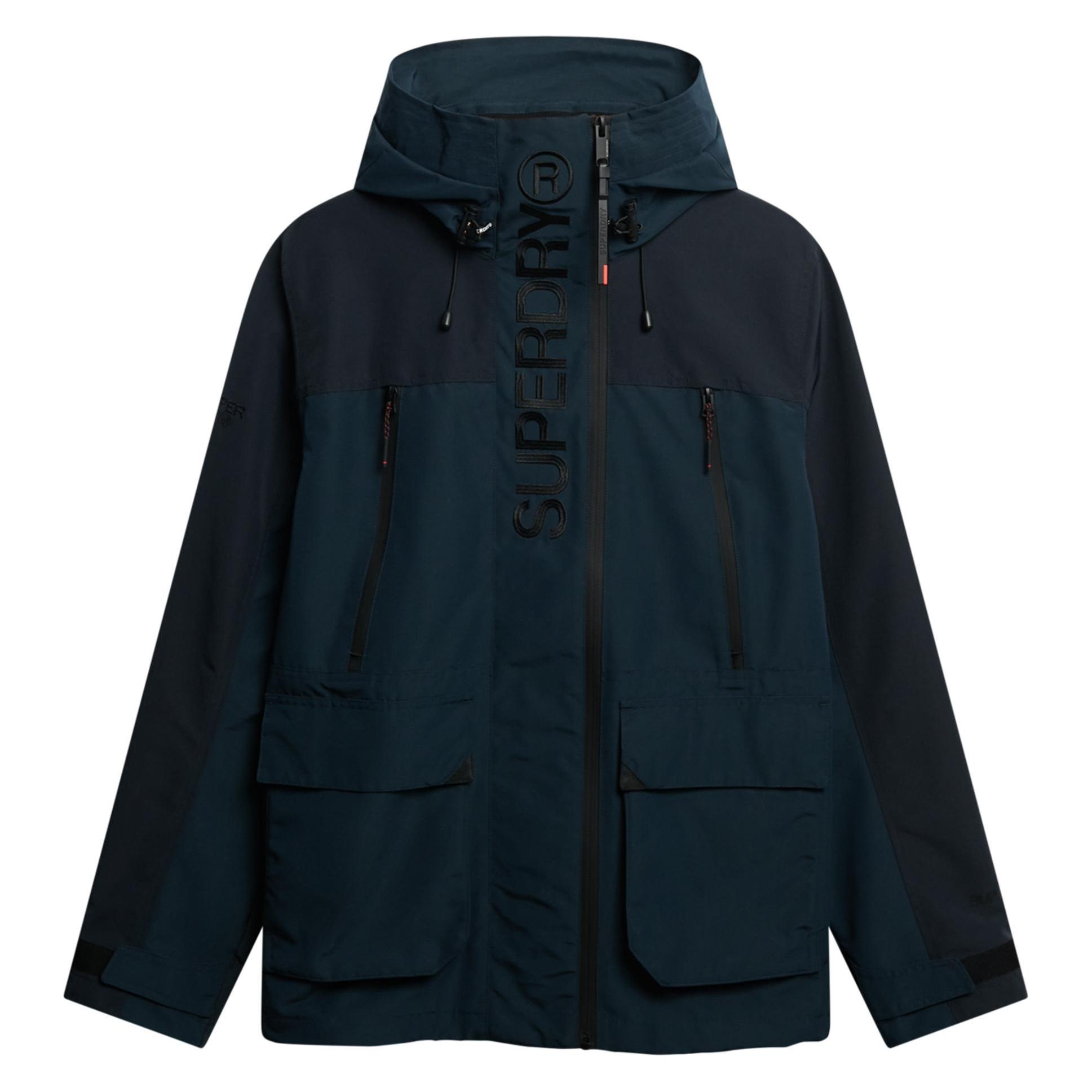 Superdry, Herren, Winterjacken, Windjacke, Blau, (Xxl)