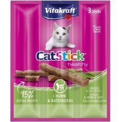 Actual product image Vitakraft Cat Stick chicken & cat grass 3 sticks - (31219) (3 pcs., 18 g)