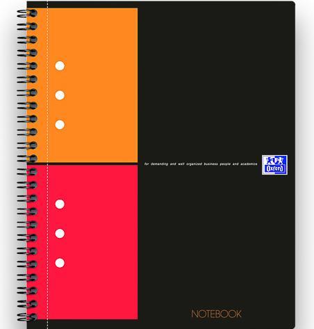 Actual product image Oxford Spiral Book (A5+, Checked, Soft cover)