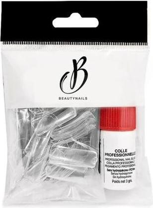 Produktbild Beautynails Bna Transparent Design Tips + Glue + Applicator