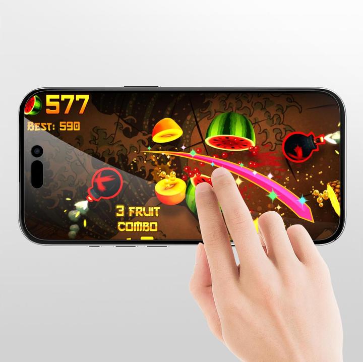 Productafbeelding 4smarts Second Glass Privacy, Apple, iPhone 17 Pro, Transparent, 1 Stück(e) (1 Pcs., Apple iPhone 17 Pro)