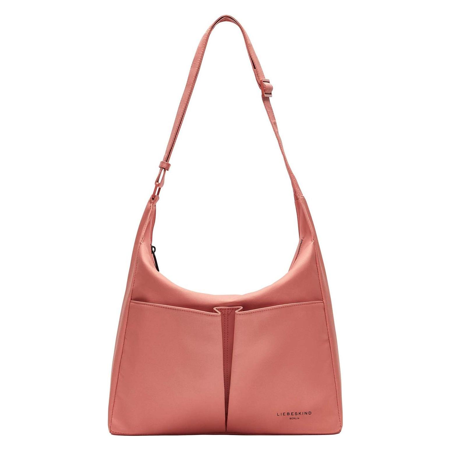 Liebeskind Berlin, Damen, Handtasche, Hobo Geräumige Hobo-Bag Aus Nylon, Orange