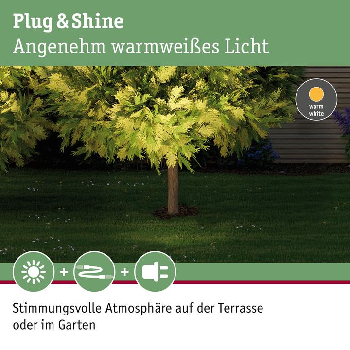 Immagine prodotto Paulmann Lampada da incasso a pavimento per esterni Plug & Shine (609 lm, IP67)