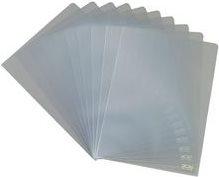 Produktbild Herlitz Sichthülle, DIN A4, PP, transparent, 0,12 mm genarbt, seitlich und oben offen, mit Griffausstanzung (A4, 1 x)