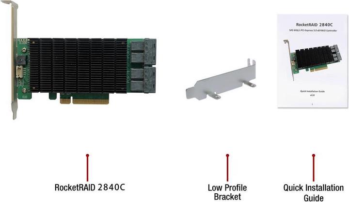 Image du produit HighPoint Contrôleur RAID RocketRAID 2840C