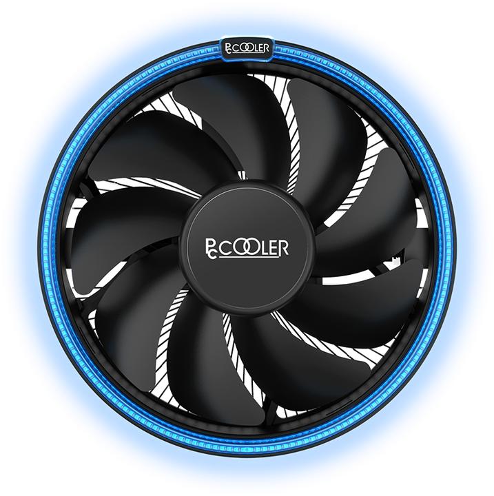 Actual product image Pccooler E126MB Corona Blue (70 mm)