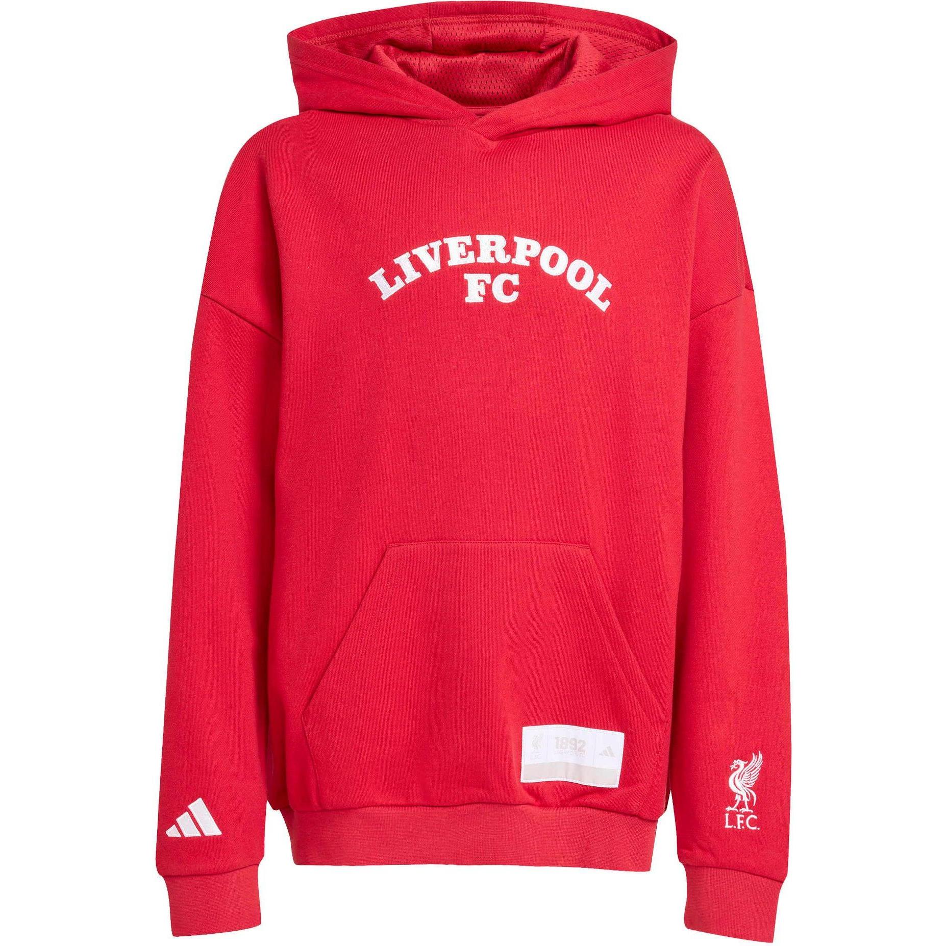 Adidas, Bambini, Felpa + Maglione, Liverpool Hoody Junior, (176)