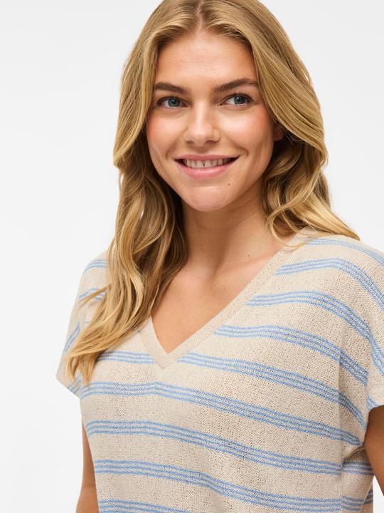 Actual product image Vila VIHERMINA V-Ausschnitt Oberteil mit kurzen Ärmeln (XL)