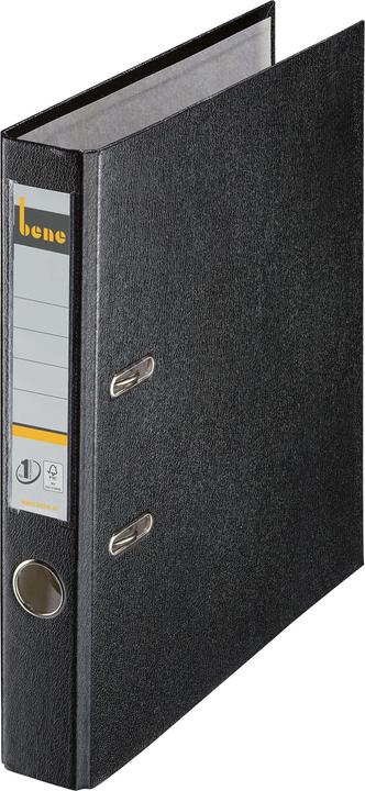 Actual product image Leitz Bene 291600SW. Material: Particle board, cardboard, paper, plastic, Colour of product: Black (A4, 50 mm, 1 pcs.)