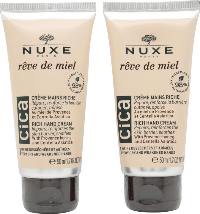 Actual product image Nuxe Duo CICA Cream Rich Hand Cream (100 ml)