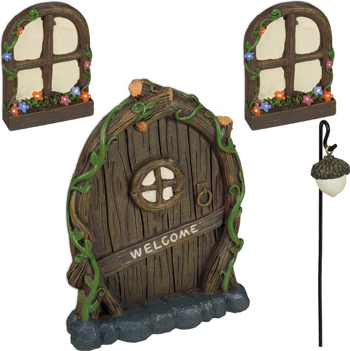 Relaxdays Fairy door set